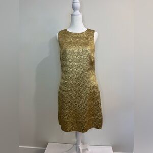 Shoshanna Y2K VTG Metallic Dress 4
